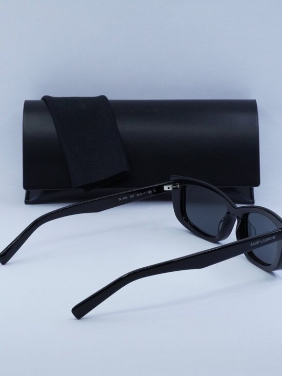 Saint Laurent SL658 001 Cat Eye Sunglasses -Black main image 10
